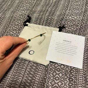 ALEX AND ANI Emerald Flex Cuff Bracelet